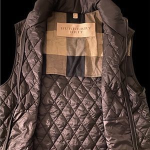 Burberry Puff Vest Unisex Black Size Medium